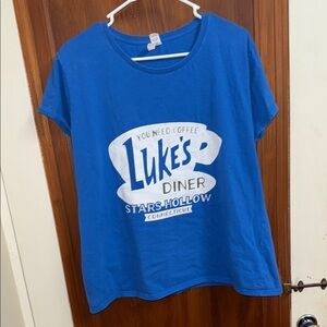 Blue Lukes Diner Gilmore Girls Graphic T-Shirt